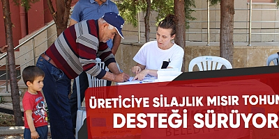 Üreticiye silajlık mısır tohumu desteği sürüyor