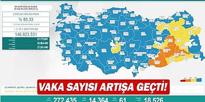 Vaka sayısı artışa geçti!