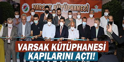 Varsak Kütüphanesi kapılarını açtı!