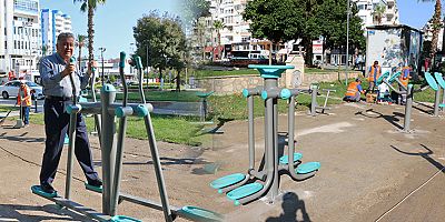 Yavuz Özcan Parkı’nda spor alanı oluşturuldu