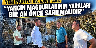 Yeni Parti'li Av. Cavit Arı: 