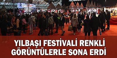 Yılbaşı Festivali renkli görüntülerle sona erdi 
