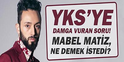 YKS'de sorulan soru ile twitter çalkalandı!