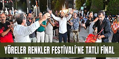 Yöreler Renkler Festivali’ne tatlı final