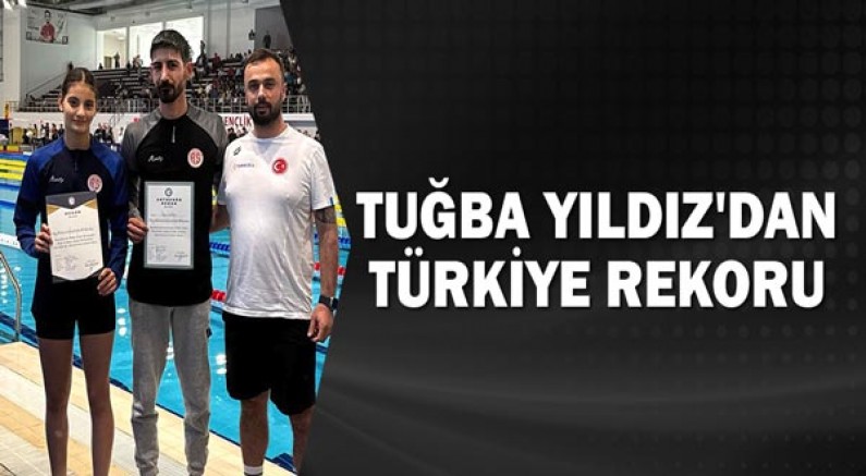 Tuğba Yıldız'dan Türkiye Rekoru