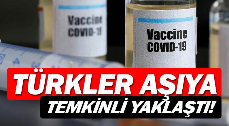 Türk halkı koronavirüs aşısına “temkinli” yaklaşıyor.