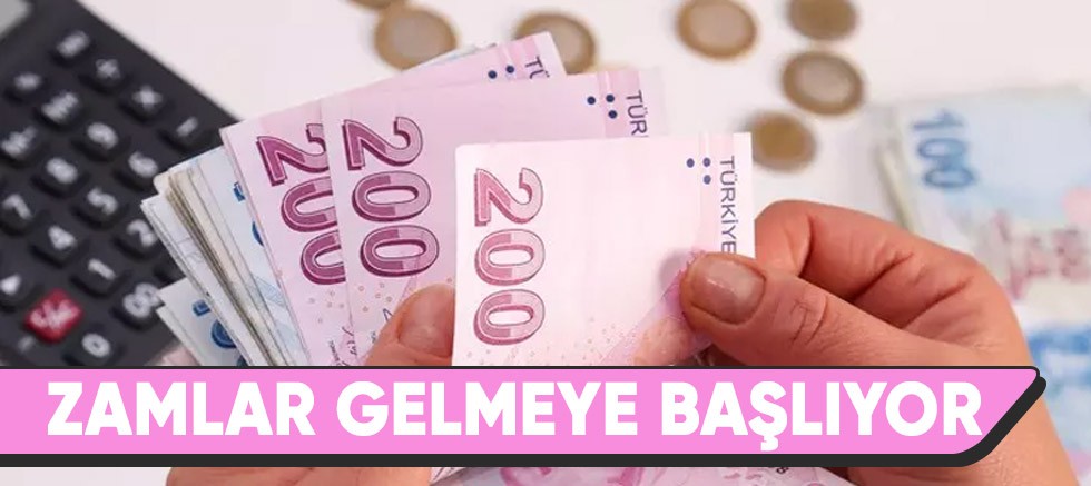 Zamlar gelmeye başlıyor