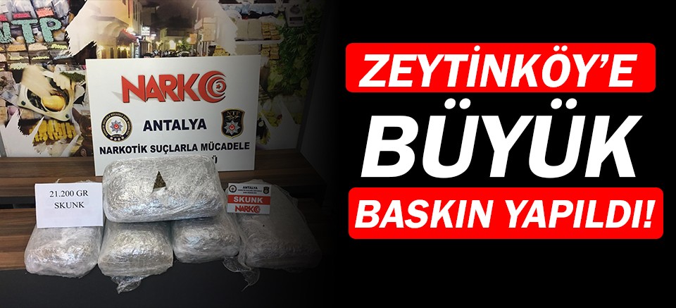 Zeytinköy'de büyük operasyon!